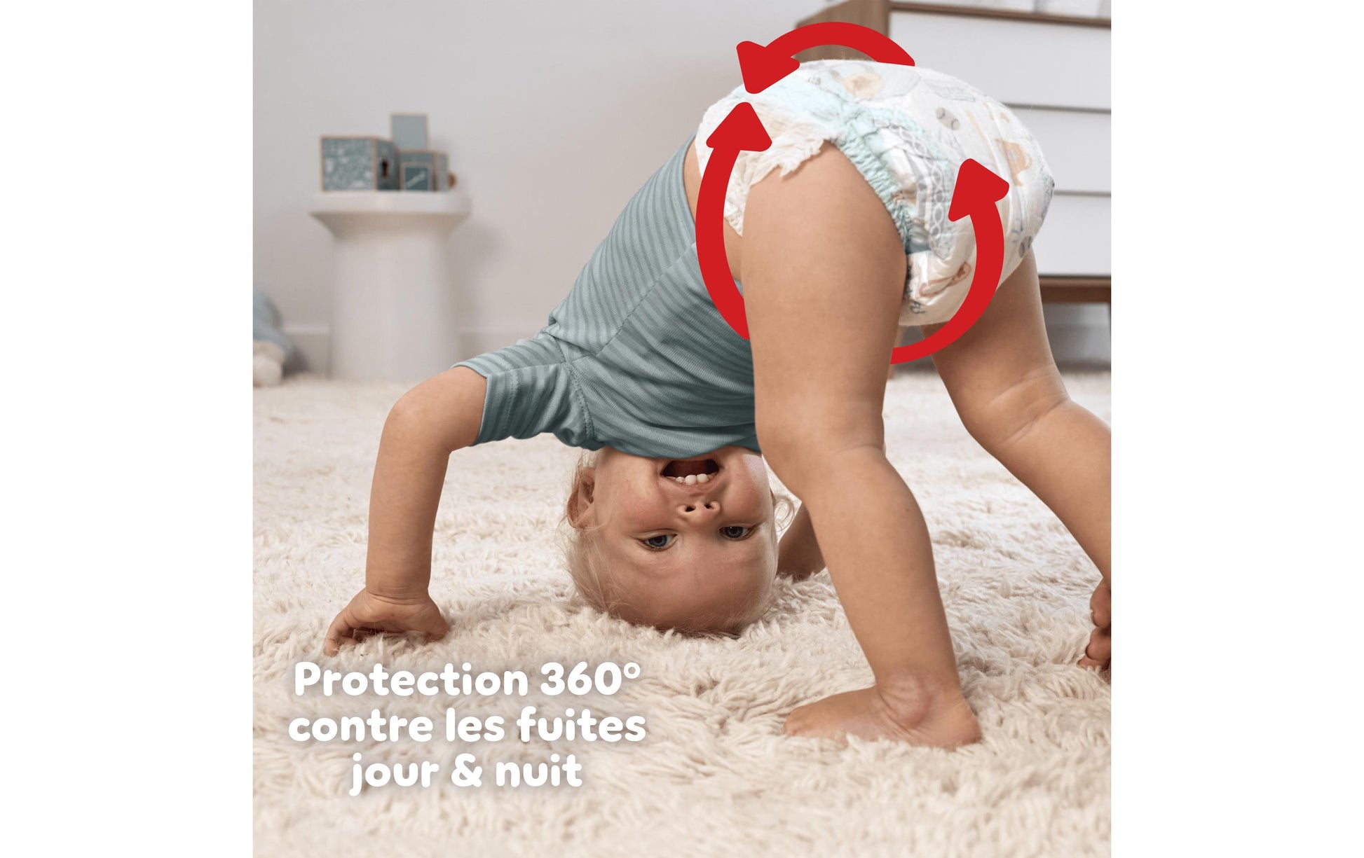 Pampers Windeln Baby Dry Pants – Grösse 7 (17+ kg), 126 Stk – weiss