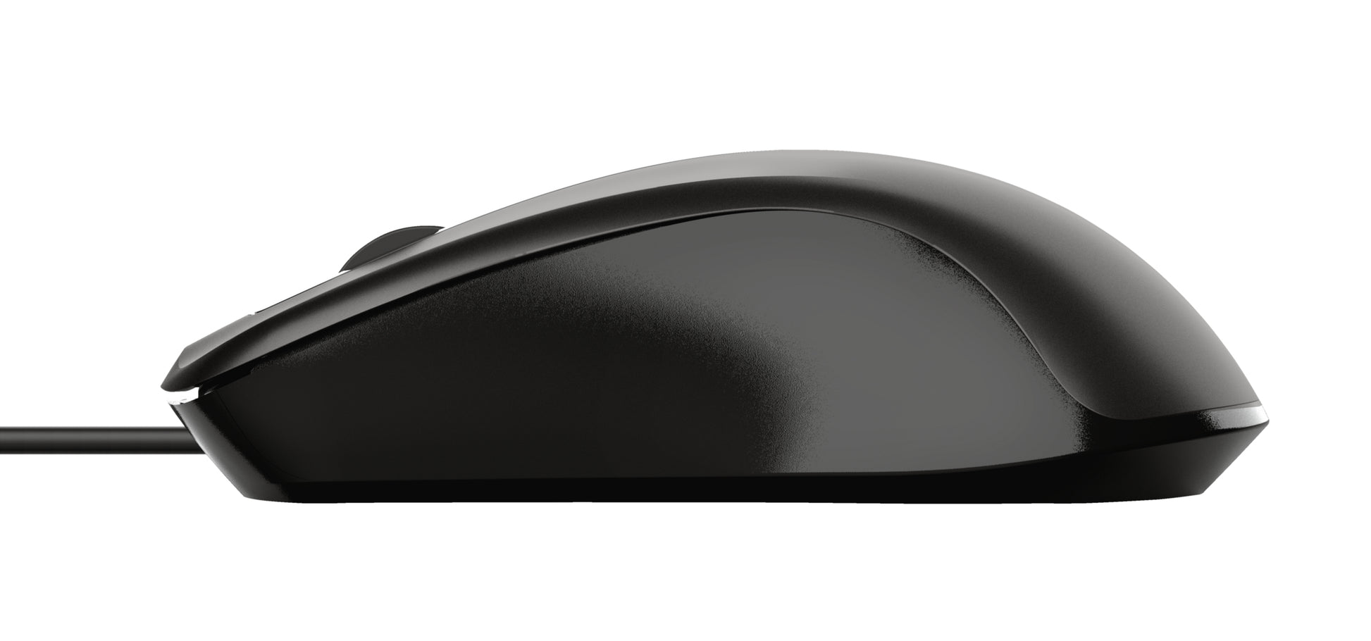 Trust Basic Maus Kabelgebunden (USB-A), 1200 DPI, Beidhändig, Schwarz