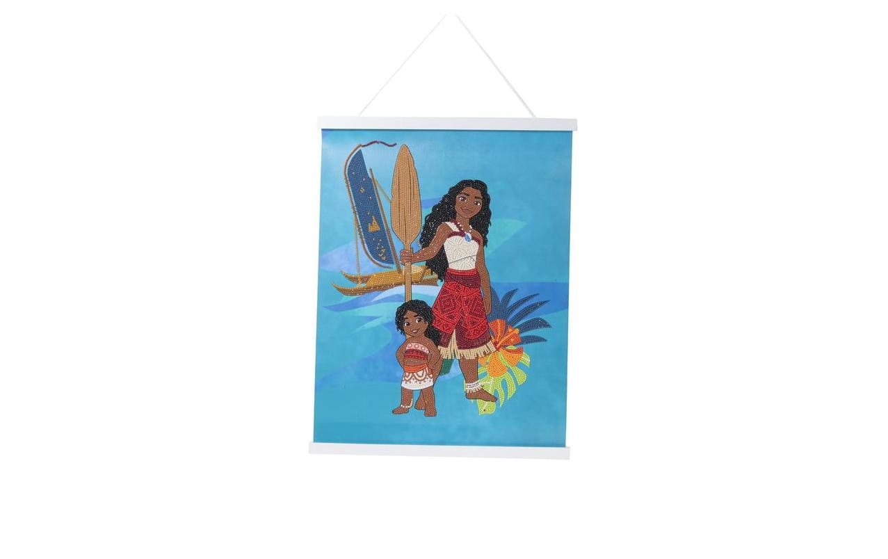 CRAFT Buddy Crystal Art Scroll – Diamond Painting Set – Moana – 40 × 50 cm – ab 8 Jahren