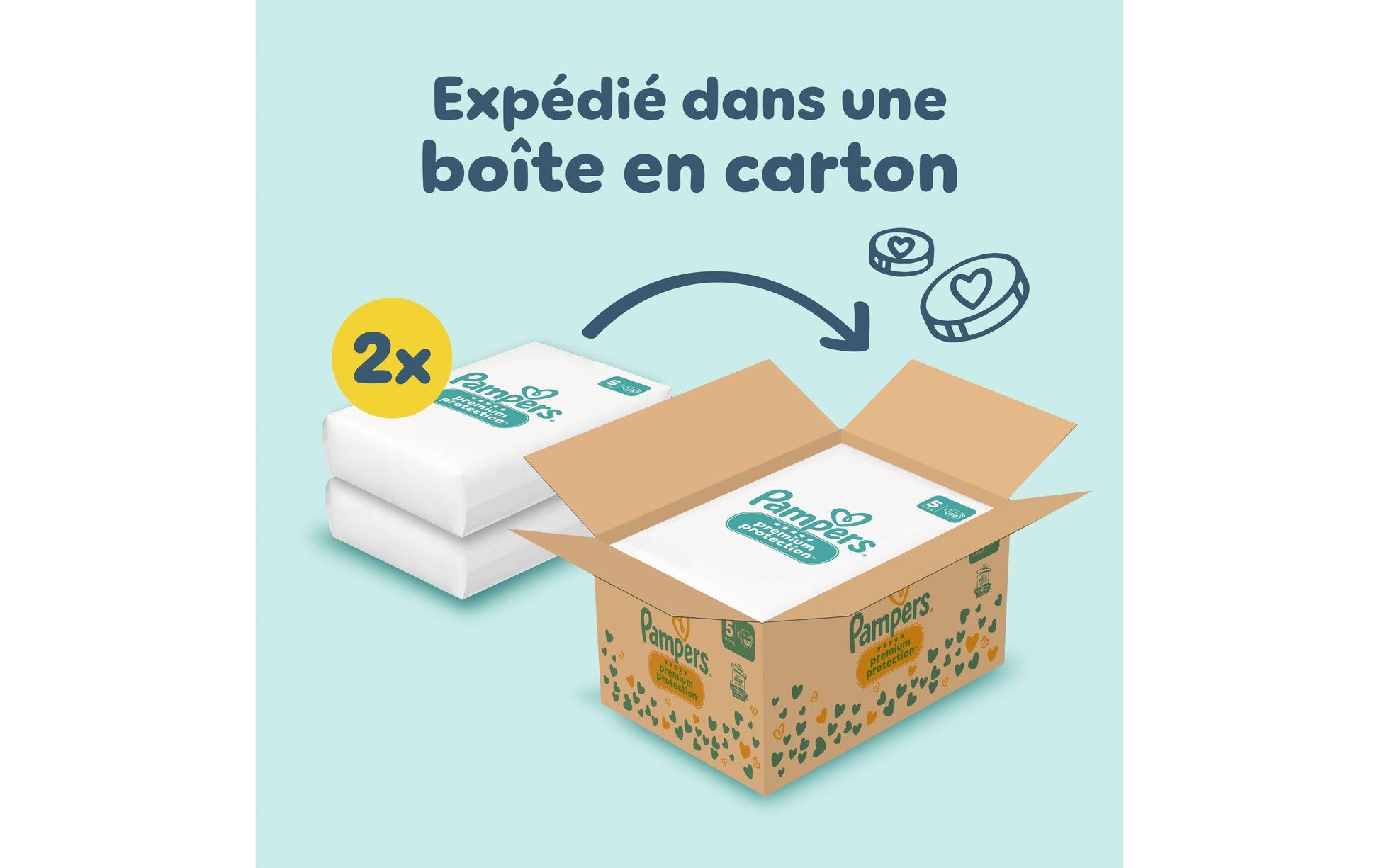 Pampers Windeln Premium Protection – Gr. 5 (11–16 kg) – 152 Stk