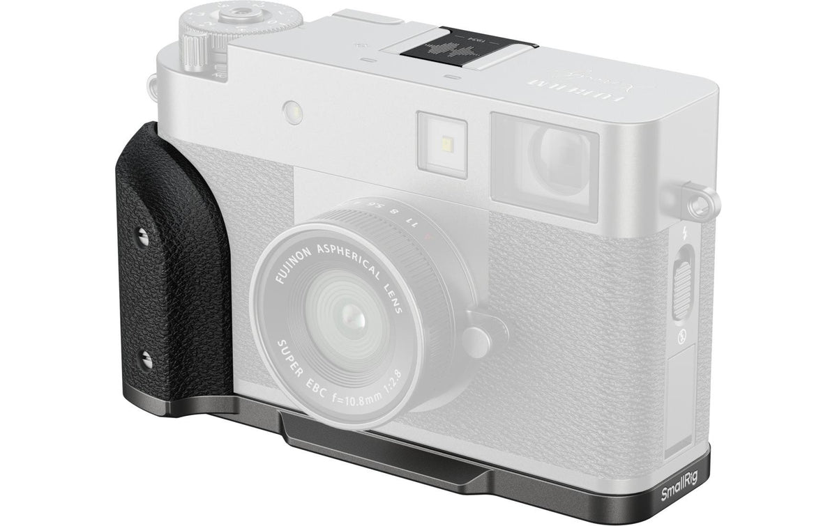 SmallRig 5217 L-Platte mit Silikongriff – Aluminium, Anthrazit/Silber – für FUJIFILM X half