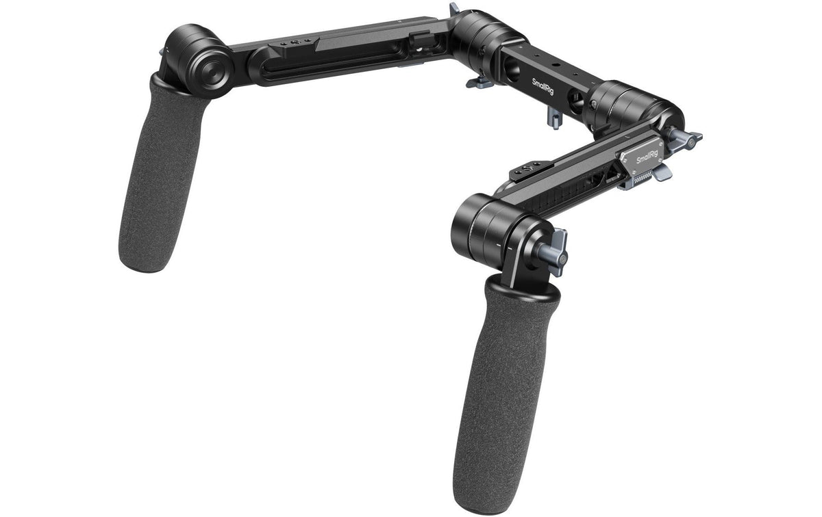 SmallRig Schulter-Rig – Aluminium/EVA/Edelstahl, 378 × 191 × 64 mm – 1/4"-20 – für 15 mm LWS-Rods – Schwarz