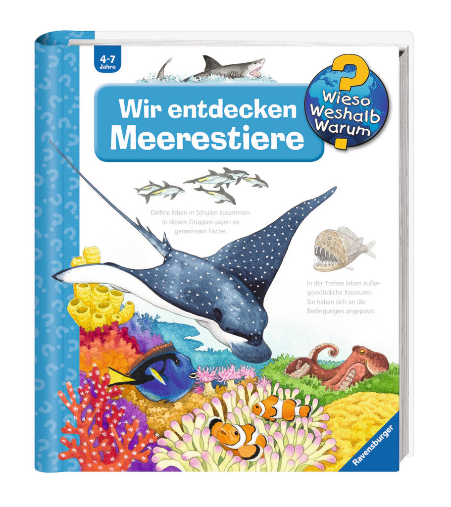 Ravensburger Buch – Wieso? Weshalb? Warum? – Meerestiere, Hardcover, 16 Seiten, Deutsch, ab 4 Jahren