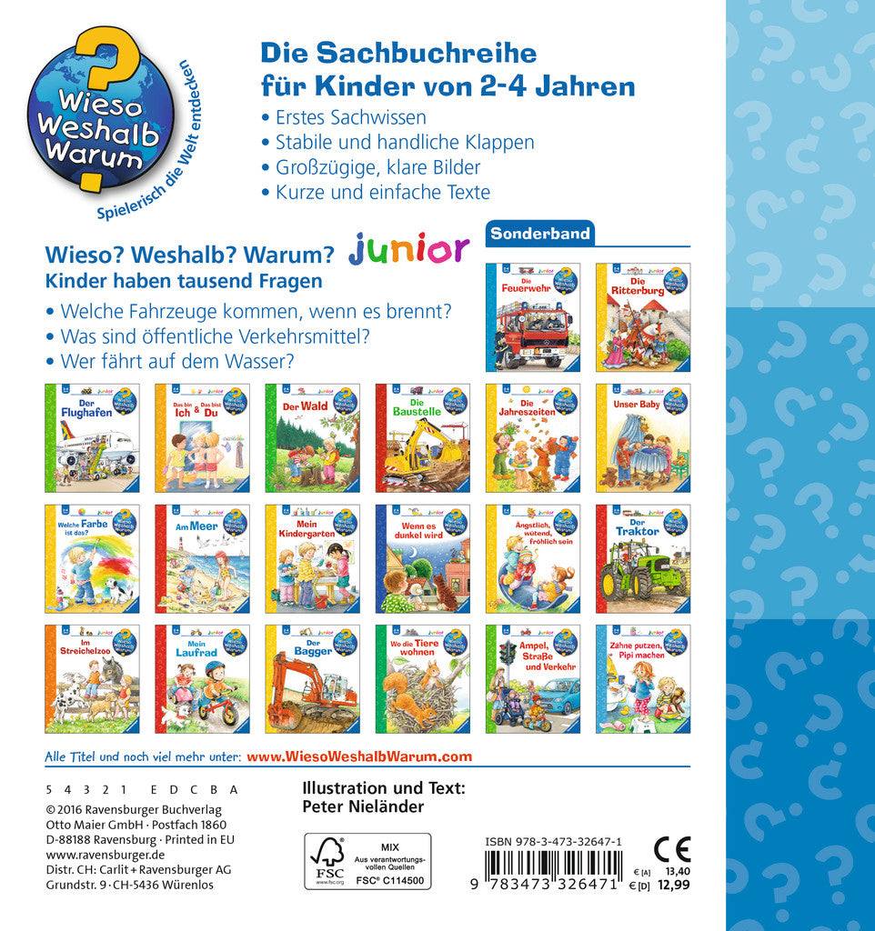 Ravensburger Buch – WWWjunSoBa Lexikon Fahrzeuge, Hardcover, 24 Seiten, Deutsch, ab 2 Jahren