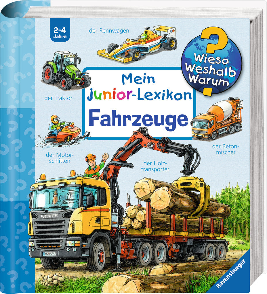 Ravensburger Buch – WWWjunSoBa Lexikon Fahrzeuge, Hardcover, 24 Seiten, Deutsch, ab 2 Jahren