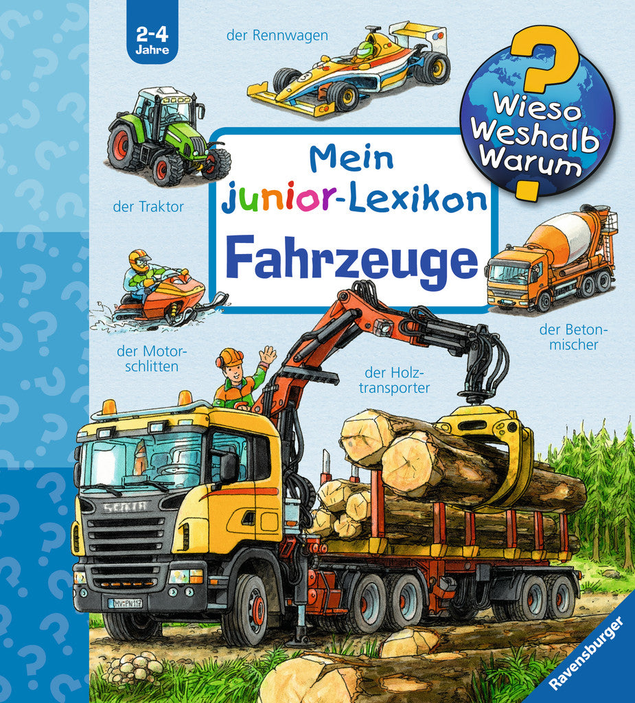 Ravensburger Buch – WWWjunSoBa Lexikon Fahrzeuge, Hardcover, 24 Seiten, Deutsch, ab 2 Jahren