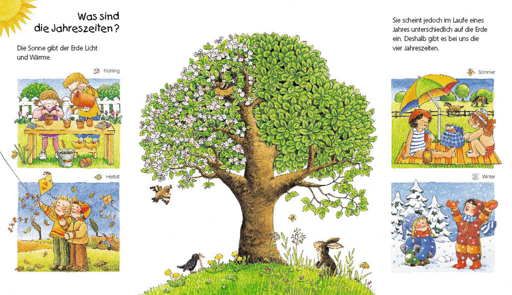 Ravensburger Buch – Die Jahreszeiten, Hardcover, 16 Seiten, Deutsch, 2–4 Jahre