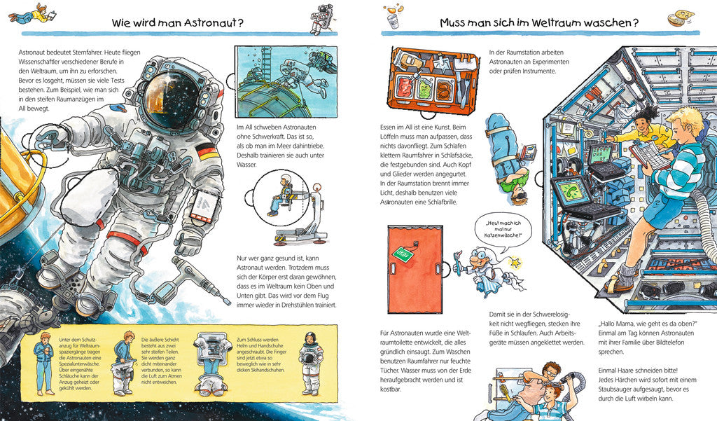 Ravensburger Buch – Wir entdecken den Weltraum, Hardcover, 16 Seiten, Deutsch, ab 4 Jahren
