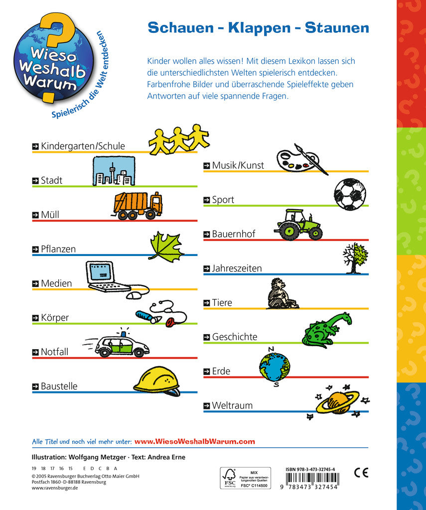 Ravensburger Buch – WWW - Mein erstes Lexikon, Hardcover, 32 Seiten, Deutsch, ab 4 Jahren