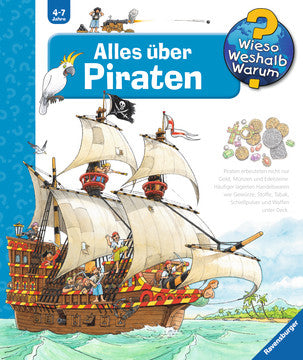 Ravensburger Buch – Alles über Piraten, Hardcover, 16 Seiten, Deutsch, 4–7 Jahre