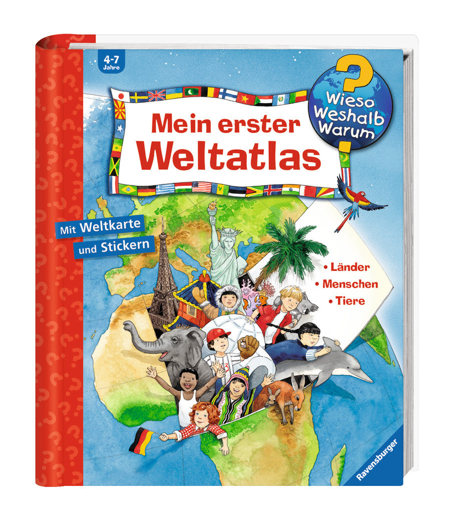 Ravensburger Buch – WWW – Mein erster Weltatlas, Hardcover, 24 Seiten, Deutsch, ab 4 Jahren