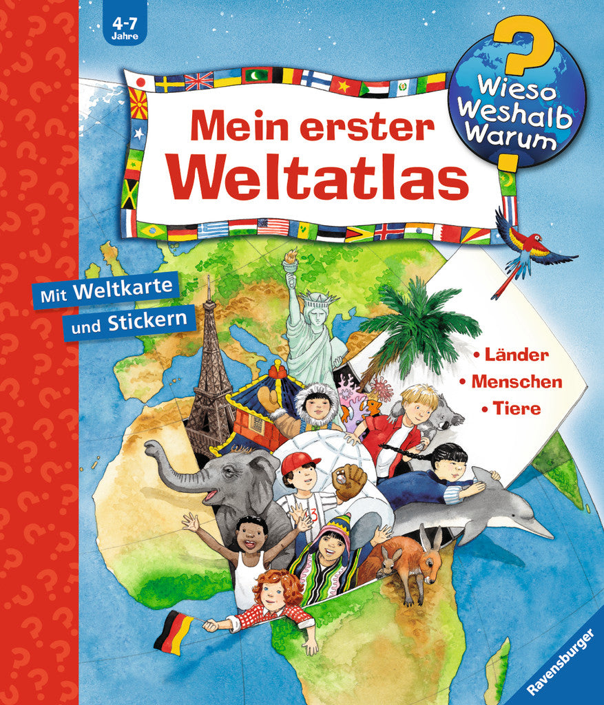 Ravensburger Buch – WWW – Mein erster Weltatlas, Hardcover, 24 Seiten, Deutsch, ab 4 Jahren