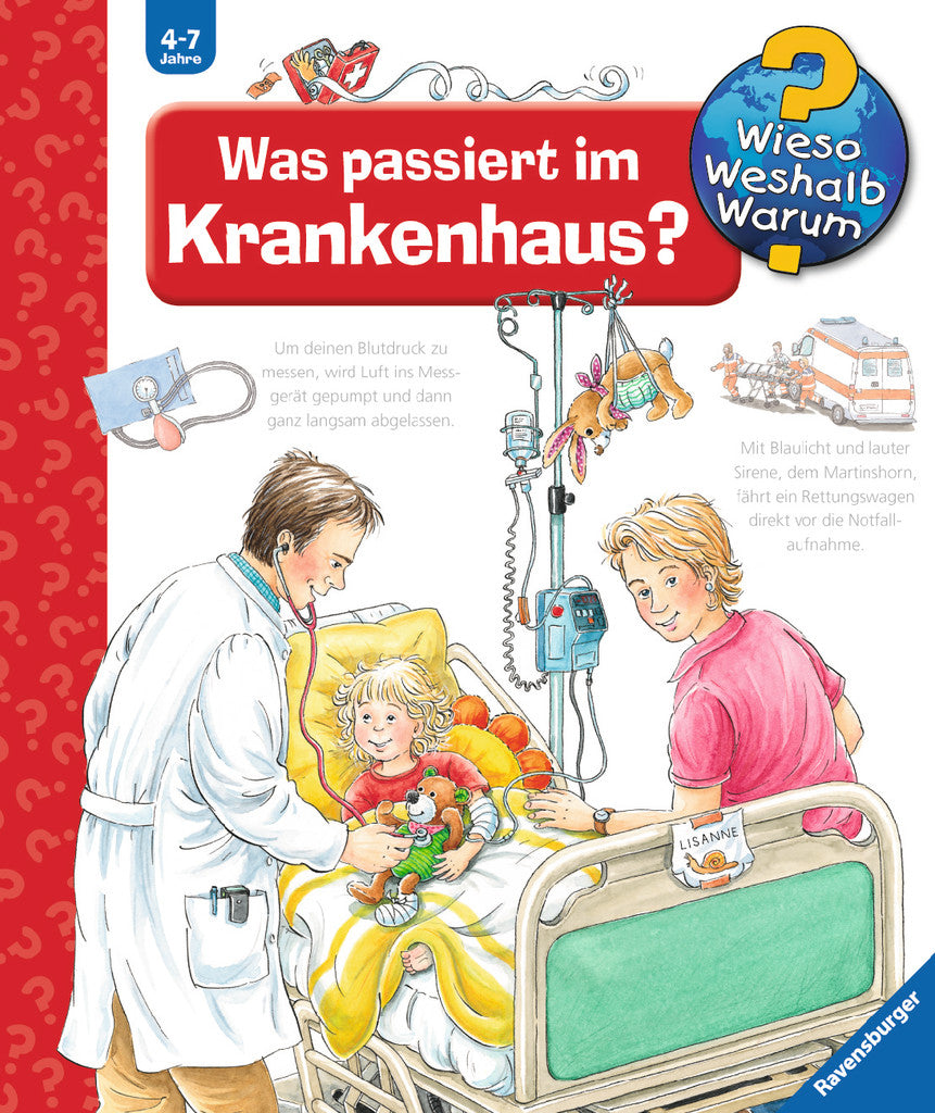 Ravensburger Buch – Wieso? Weshalb? Warum? – Was passiert im Krankenhaus?, Hardcover, 16 Seiten, ab 4 Jahren