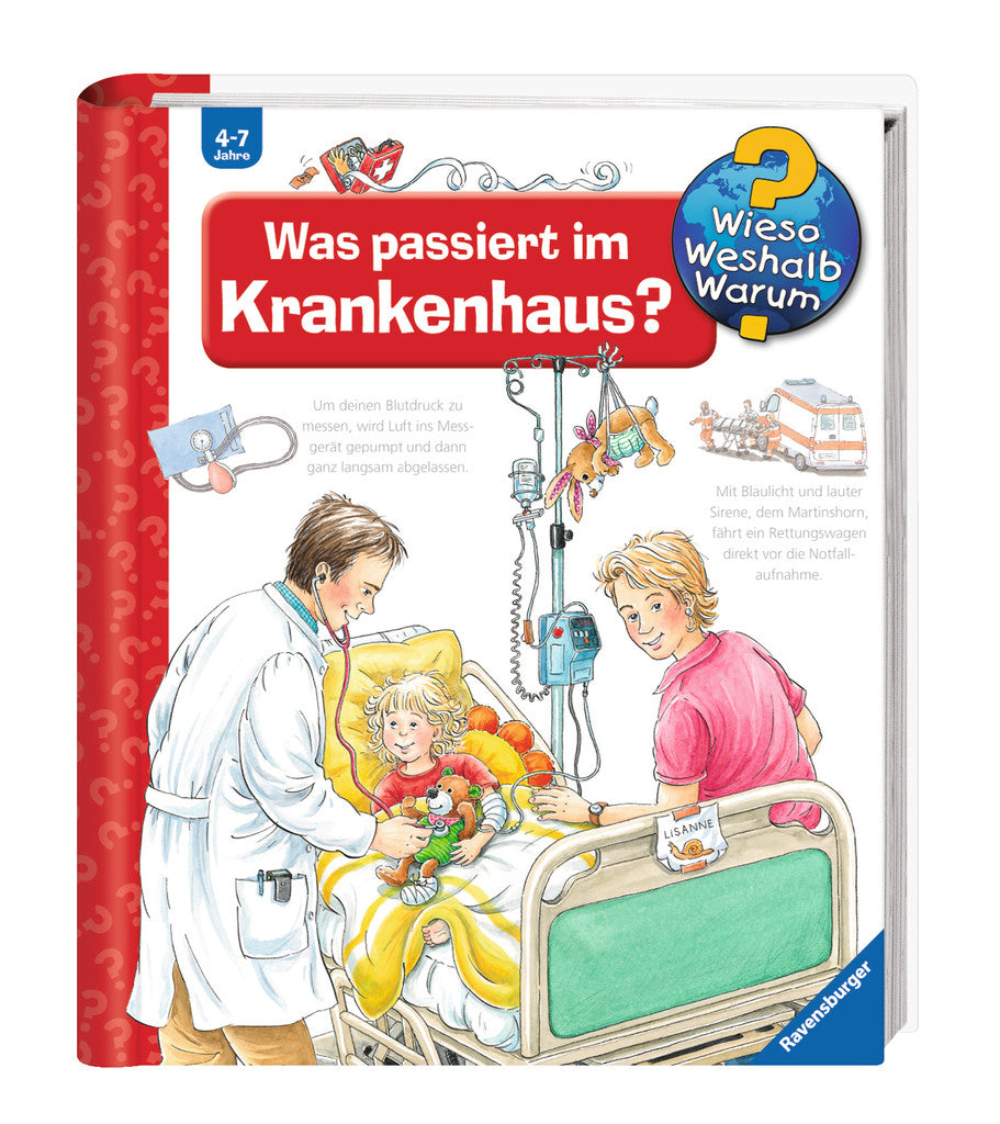 Ravensburger Buch – Wieso? Weshalb? Warum? – Was passiert im Krankenhaus?, Hardcover, 16 Seiten, ab 4 Jahren
