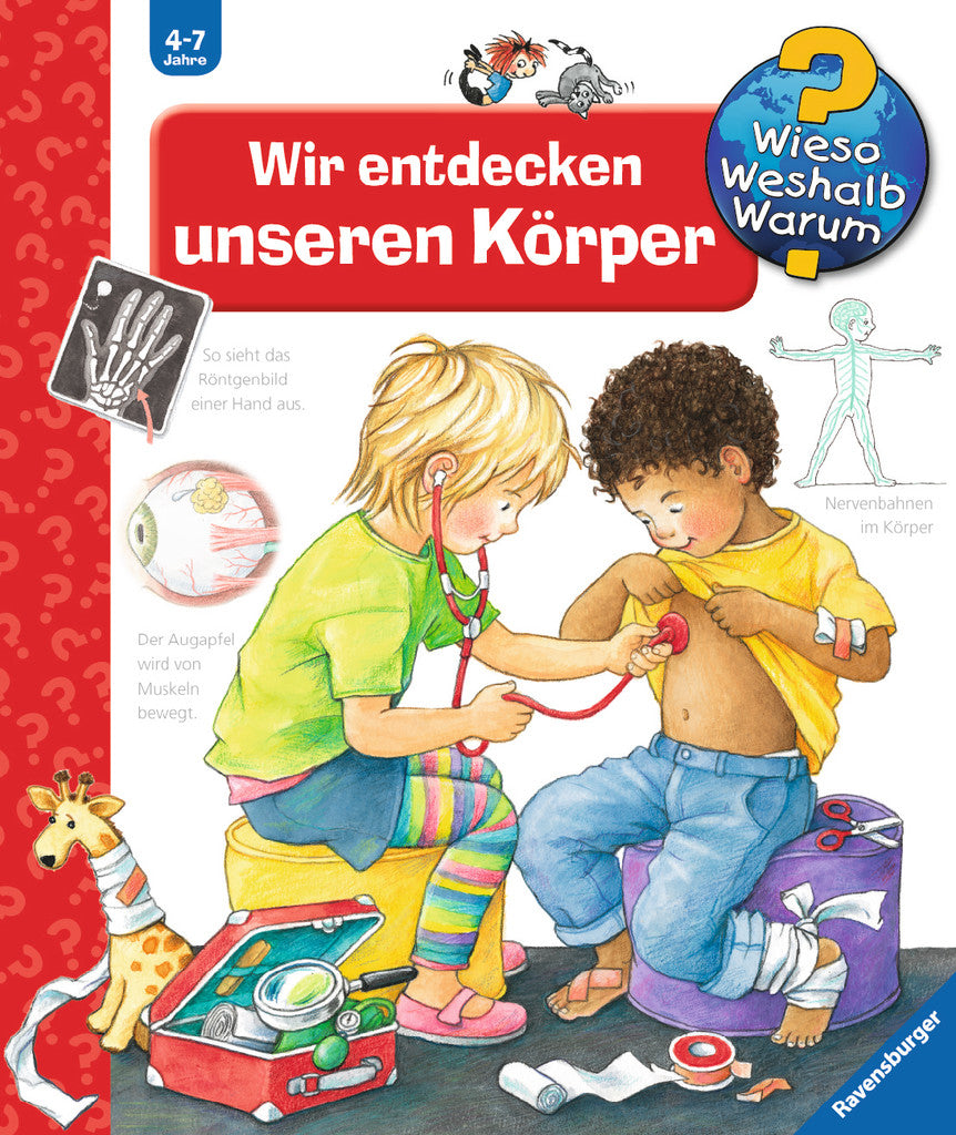 Ravensburger Buch – Wir entdecken unseren Körper, Hardcover, 16 Seiten, Deutsch, 4–7 Jahre