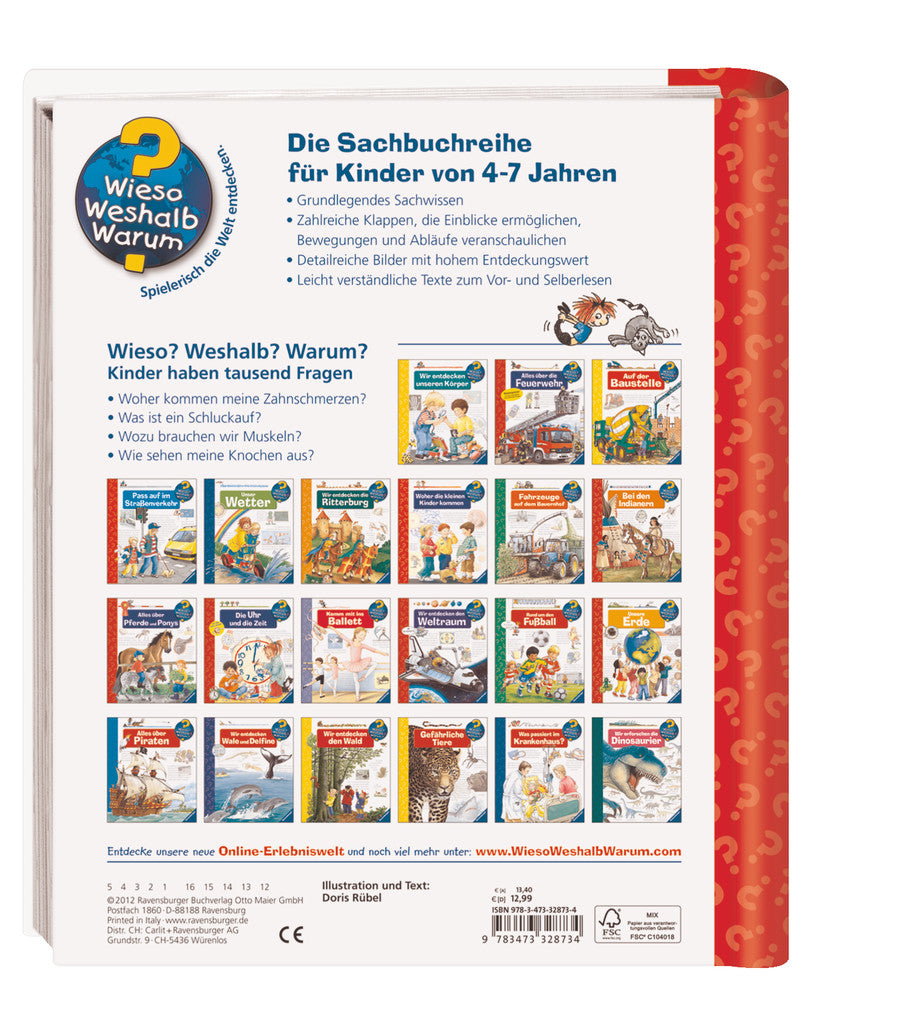 Ravensburger Buch – Wir entdecken unseren Körper, Hardcover, 16 Seiten, Deutsch, 4–7 Jahre