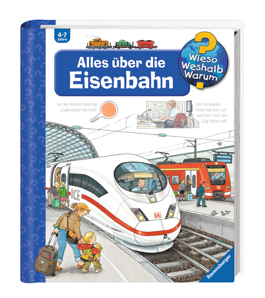 Ravensburger Buch – Alles über die Eisenbahn, Hardcover, 16 Seiten, Deutsch, ab 4 Jahren
