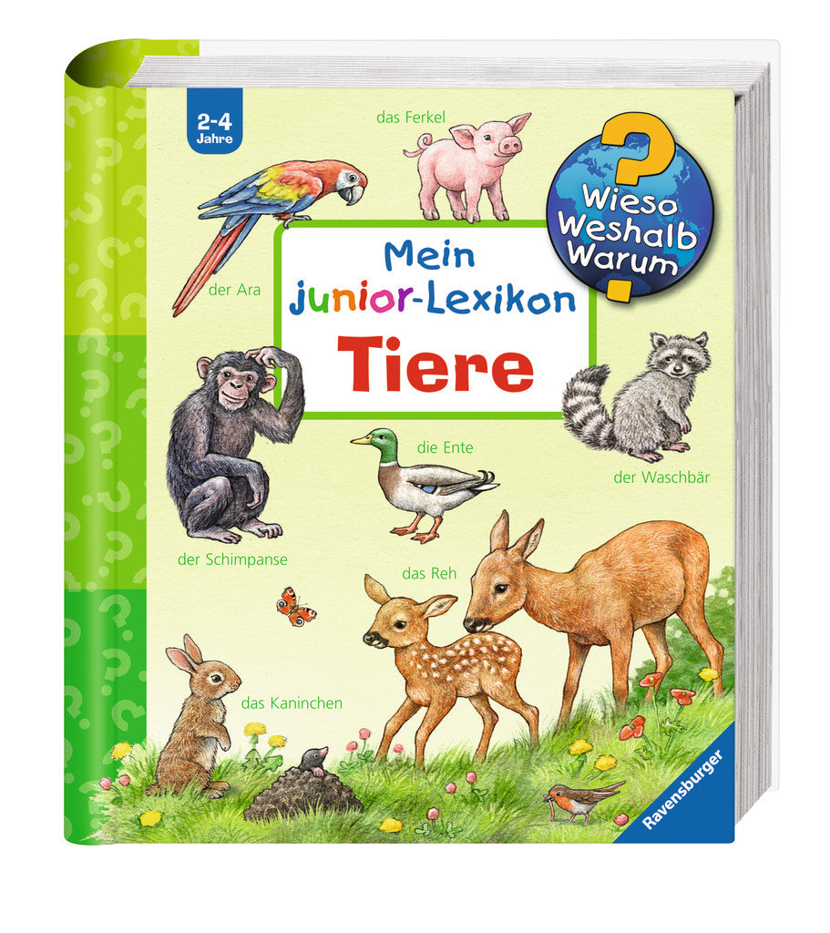 Ravensburger Buch – WWW Mein Junior-Lexikon: Tiere, Hardcover, 24 Seiten, Deutsch, 2–4 Jahre