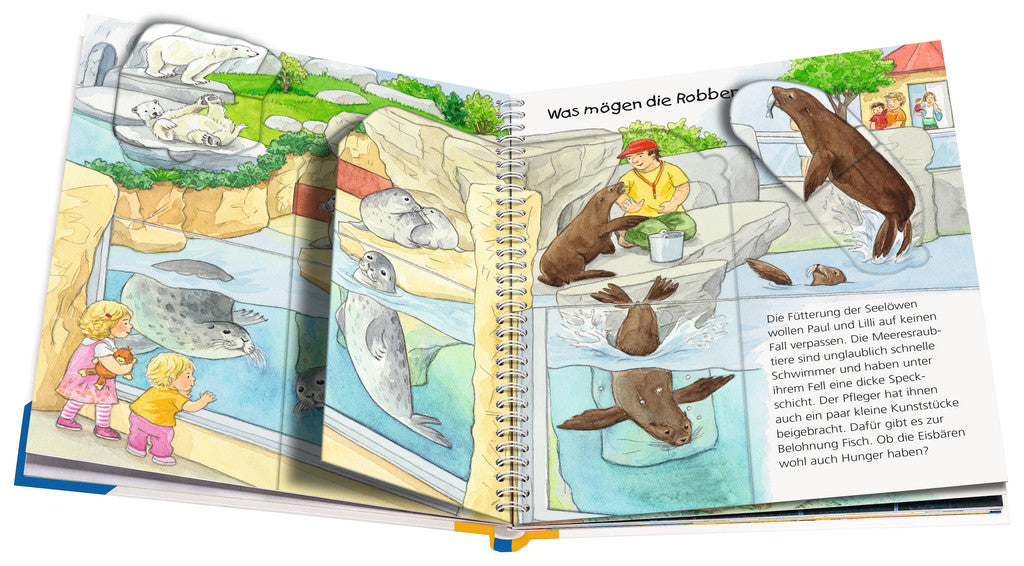 Ravensburger Buch – Wir gehen in den Zoo, Hardcover, 16 Seiten, Deutsch, 2–4 Jahre