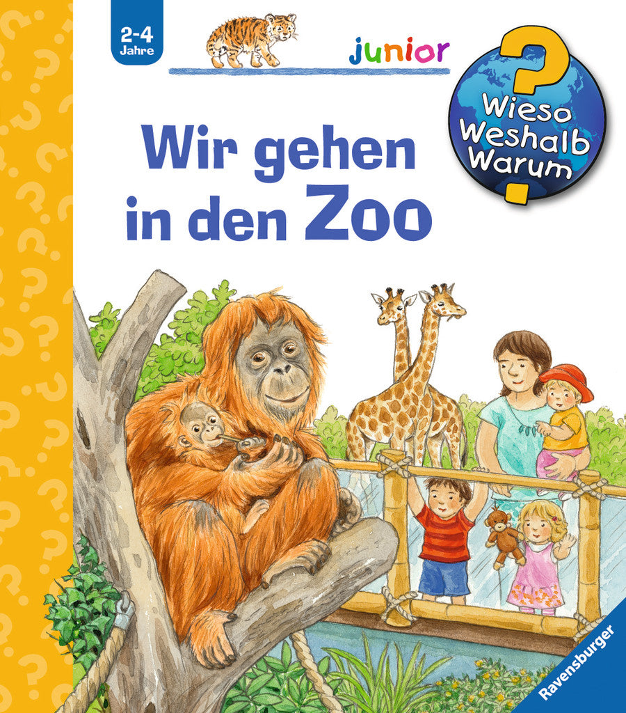 Ravensburger Buch – Wir gehen in den Zoo, Hardcover, 16 Seiten, Deutsch, 2–4 Jahre