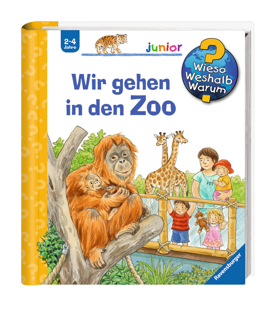 Ravensburger Buch – Wir gehen in den Zoo, Hardcover, 16 Seiten, Deutsch, 2–4 Jahre