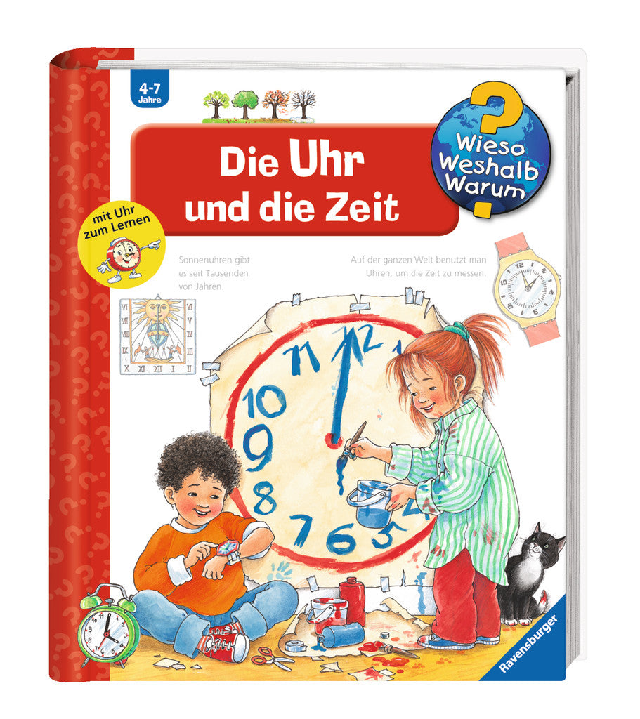 Ravensburger Buch – Die Uhr und die Zeit, Hardcover, 16 Seiten, ab 4 Jahren, Deutsch
