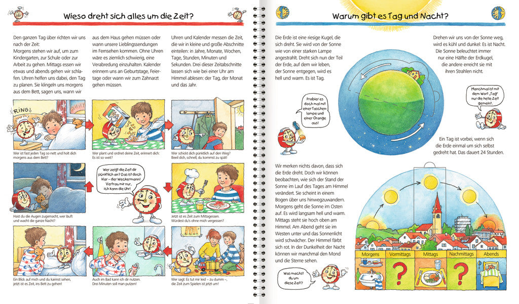 Ravensburger Buch – Die Uhr und die Zeit, Hardcover, 16 Seiten, ab 4 Jahren, Deutsch