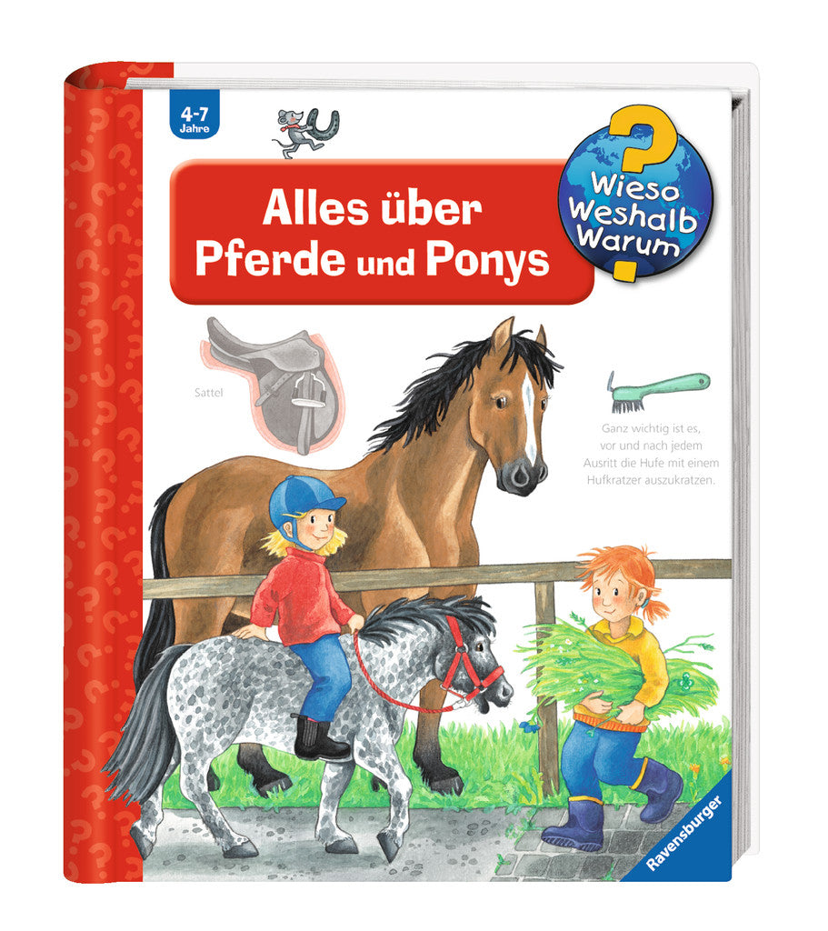 Ravensburger Buch – Wieso? Weshalb? Warum? – Alles über Pferde & Ponys, Spiralbindung, 16 Seiten, ab 4 Jahre