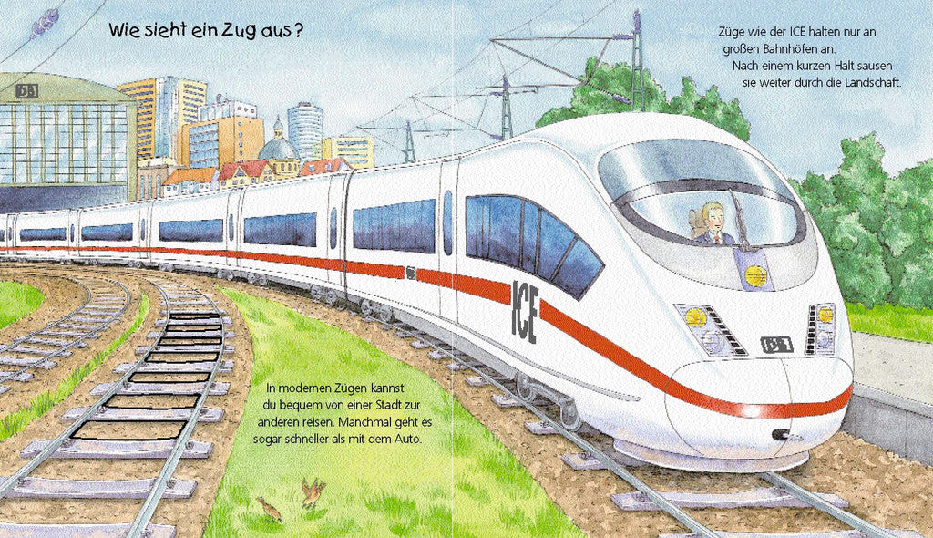 Ravensburger Buch – WWWjun9: Die Eisenbahn, Hardcover, 16 Seiten, Deutsch, 2–4 Jahre