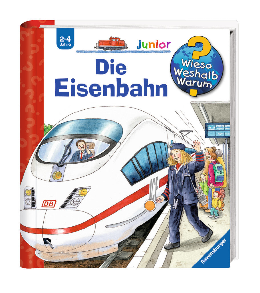 Ravensburger Buch – WWWjun9: Die Eisenbahn, Hardcover, 16 Seiten, Deutsch, 2–4 Jahre