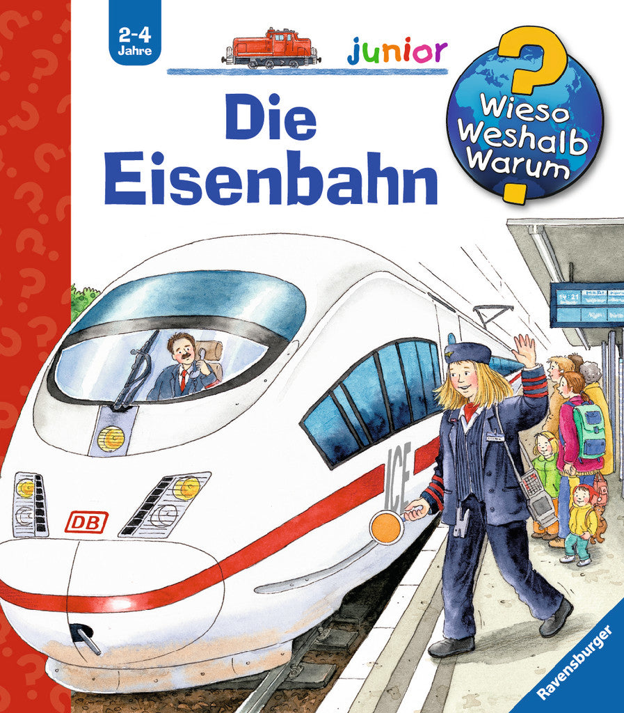 Ravensburger Buch – WWWjun9: Die Eisenbahn, Hardcover, 16 Seiten, Deutsch, 2–4 Jahre
