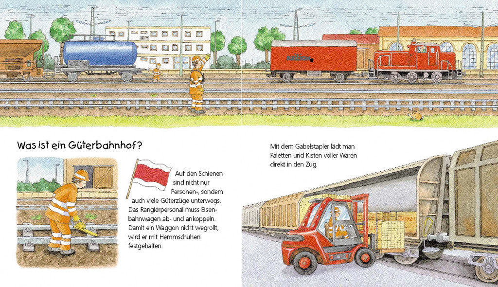 Ravensburger Buch – WWWjun9: Die Eisenbahn, Hardcover, 16 Seiten, Deutsch, 2–4 Jahre