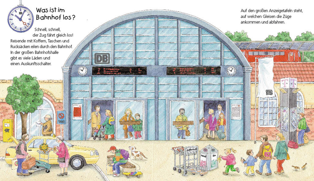 Ravensburger Buch – WWWjun9: Die Eisenbahn, Hardcover, 16 Seiten, Deutsch, 2–4 Jahre