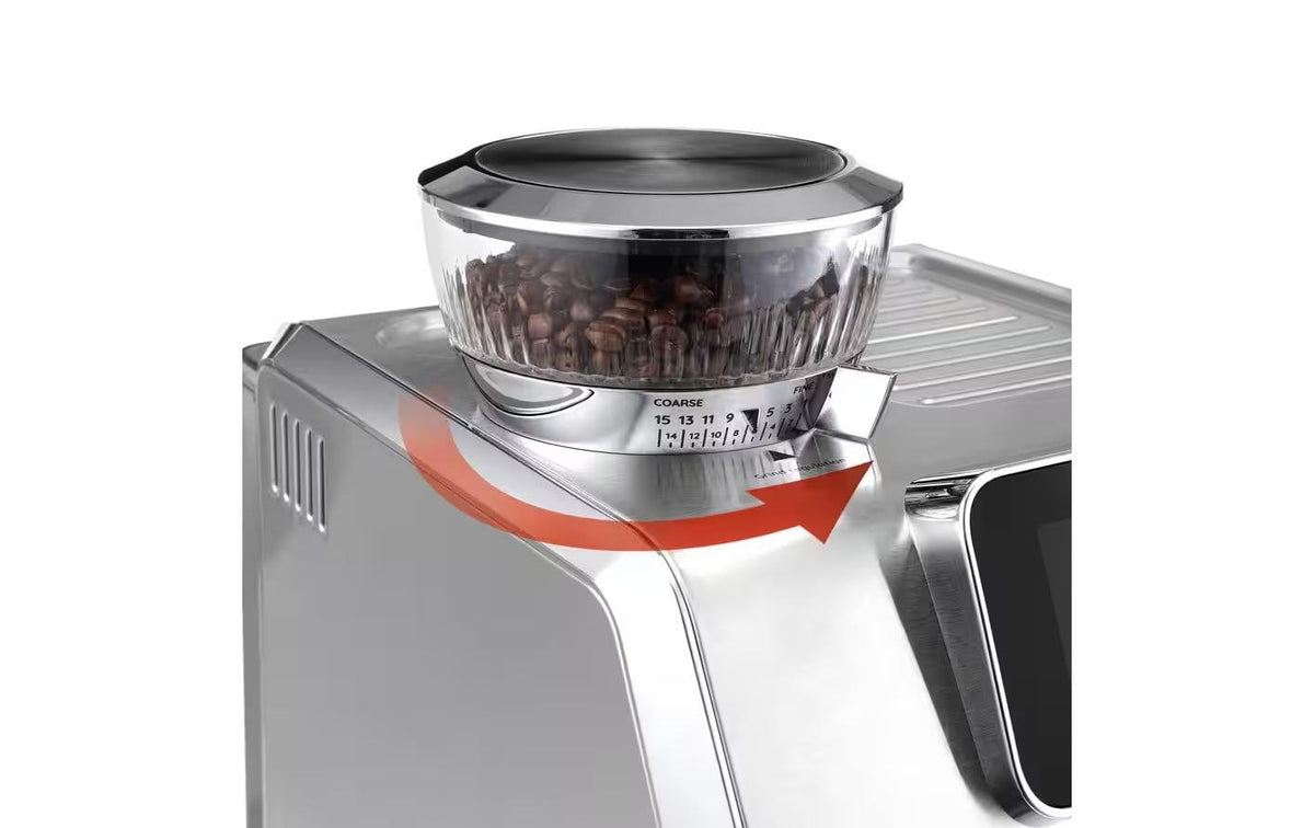 De’Longhi De'Longhi LaSpecialista Touch Espressomaschine (Siebträger) – 15 bar, 1,7 l, Milchschaumdüse, Silber