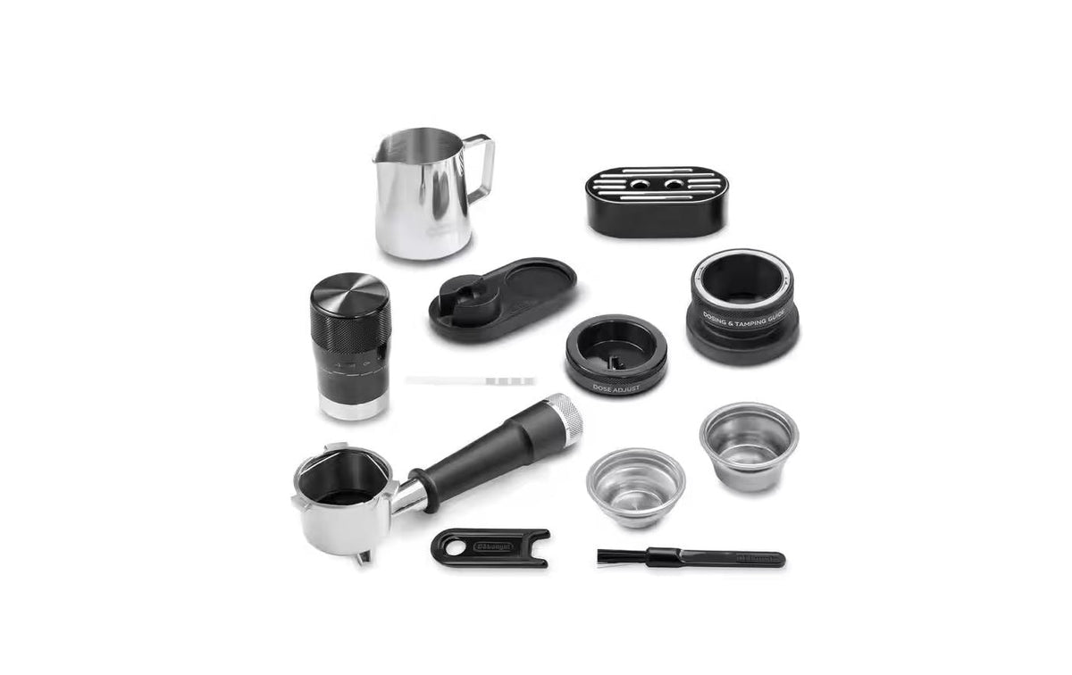 De’Longhi De'Longhi LaSpecialista Touch Espressomaschine (Siebträger) – 15 bar, 1,7 l, Milchschaumdüse, Silber