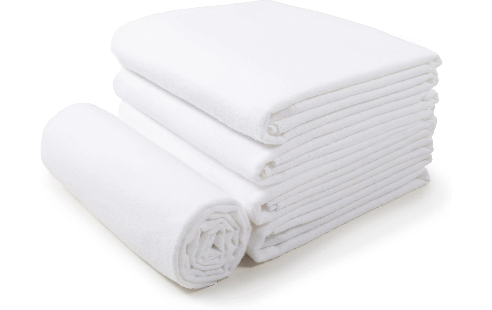 Makian Handtuch-Set – 80 × 80 cm, Weiss, Baumwolle, 5er-Set, OEKO-TEX