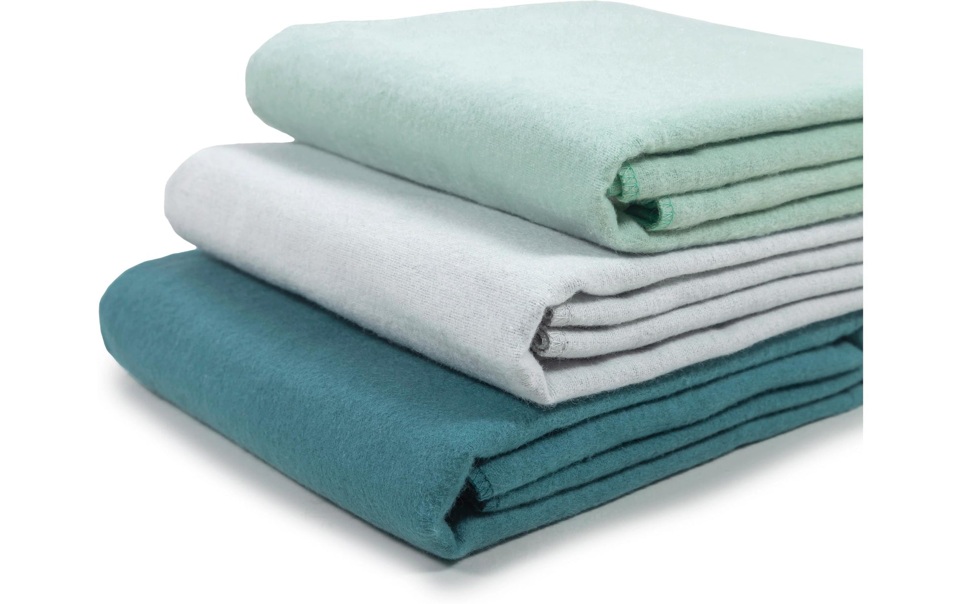 Makian Moltontuch – 80 × 80 cm, Grün, Baumwolle, 3er-Set, OEKO-TEX