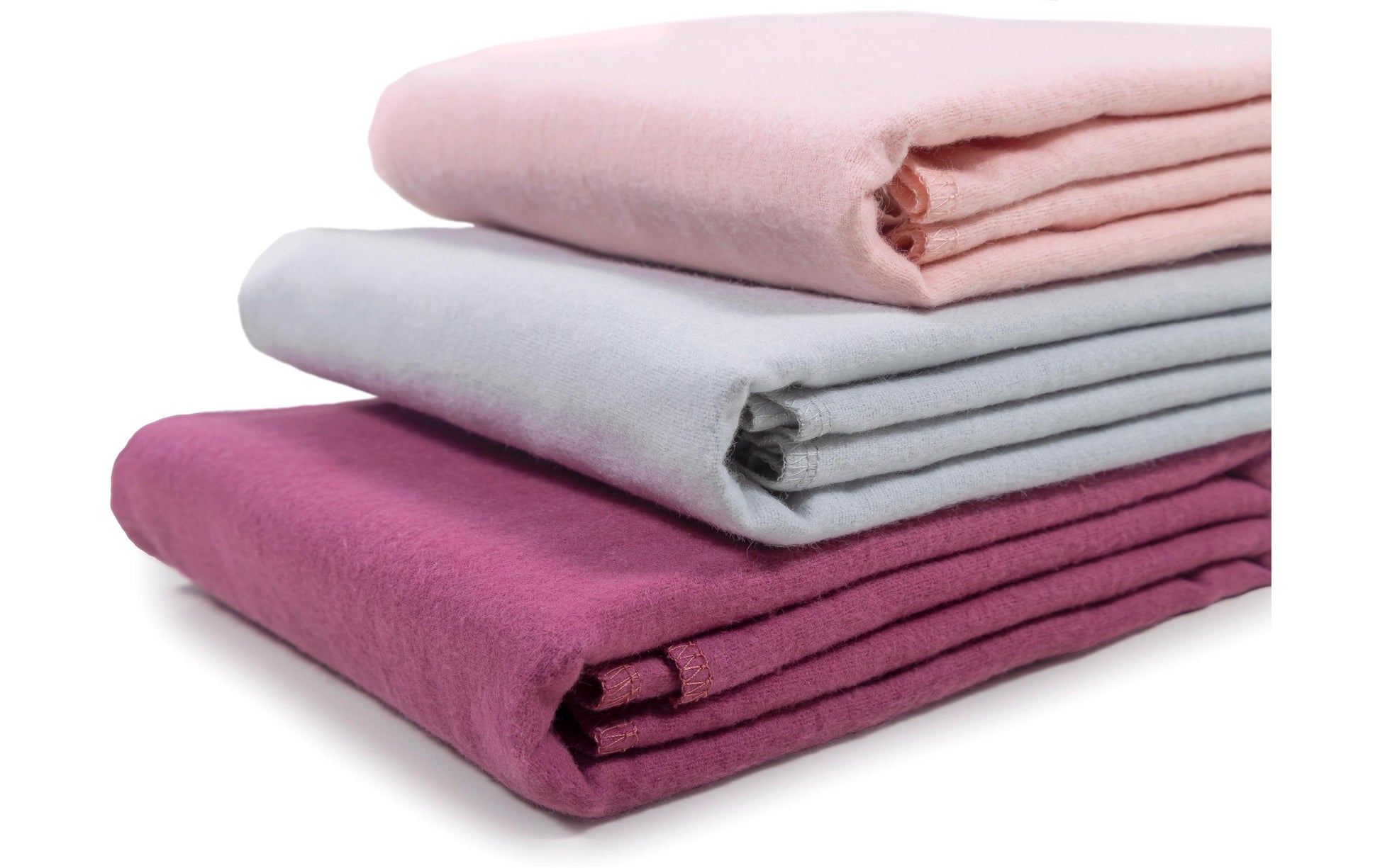 Makian Moltontücher – 80 × 80 cm, 3 Stk – Baumwolle – Rosa