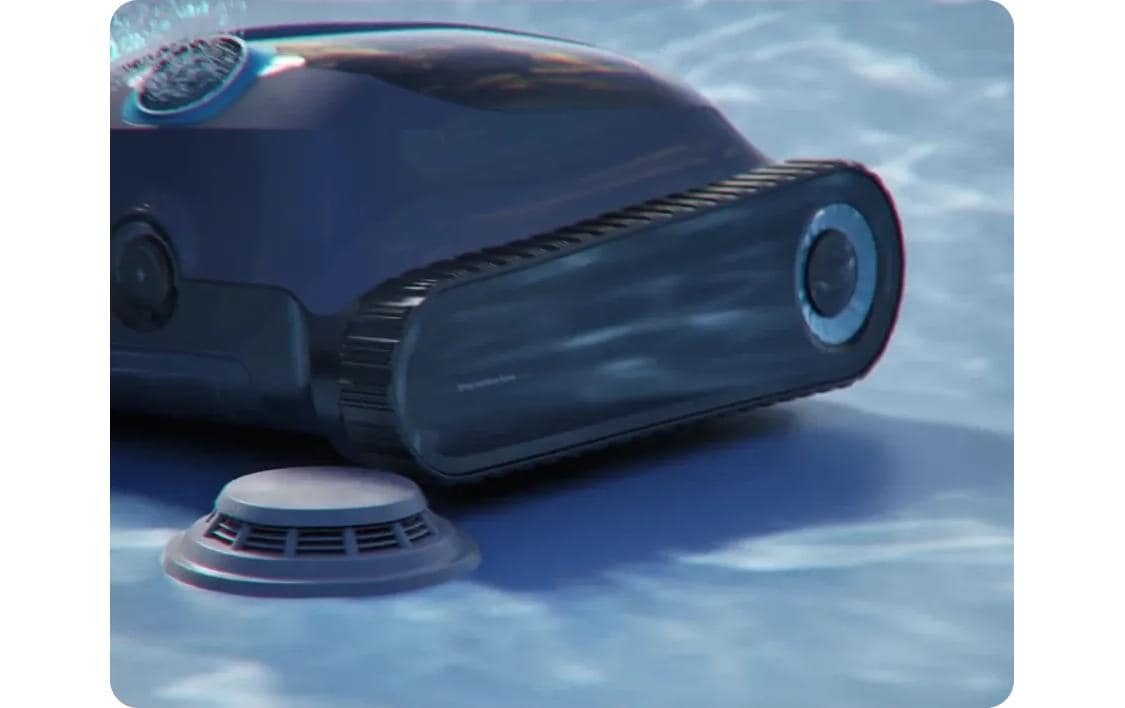 Aiper Roboter-Pool-Reiniger Scuba S1 – bis 150 m² – Akku – schwarz/blau/grau – für Überirdische Pools