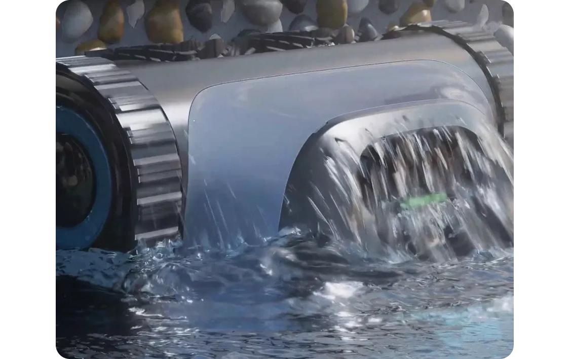 Aiper Roboter-Pool-Reiniger Scuba S1 – bis 150 m² – Akku – schwarz/blau/grau – für Überirdische Pools