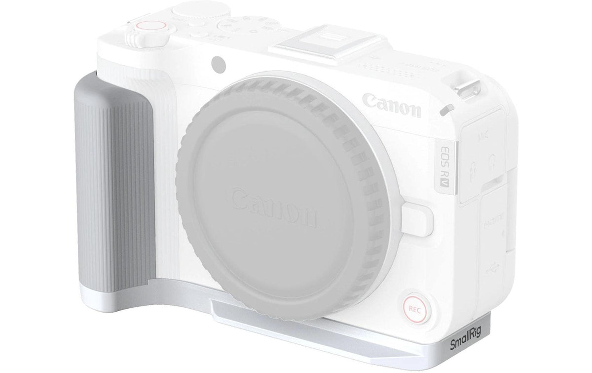 SmallRig 5430 L-förmige Montageplatte – für Canon EOS R50 V – Weiss – 54 × 66,3 × 116,4 mm – 1/4″
