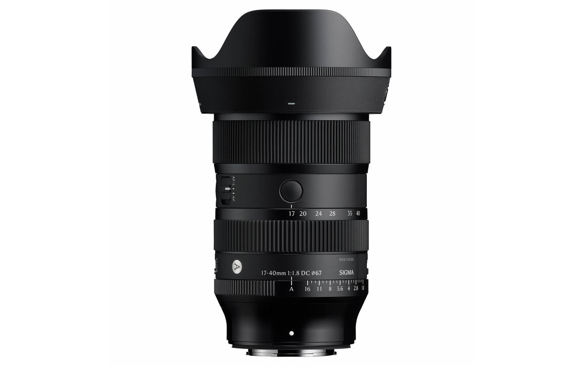 Sigma 17–40mm F1.8 DC Art Objektiv – Fujifilm X-Mount – Spritzwassergeschützt