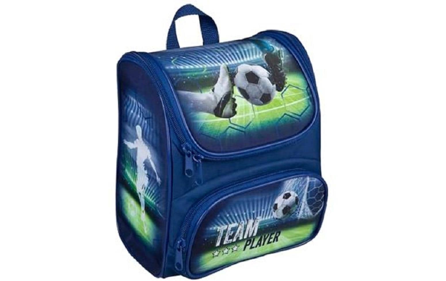 Scooli Kindergartenrucksack Cutie – 6,5 l, Gepolsterte Schultergurte – Fussball, 210 × 230 × 130 mm
