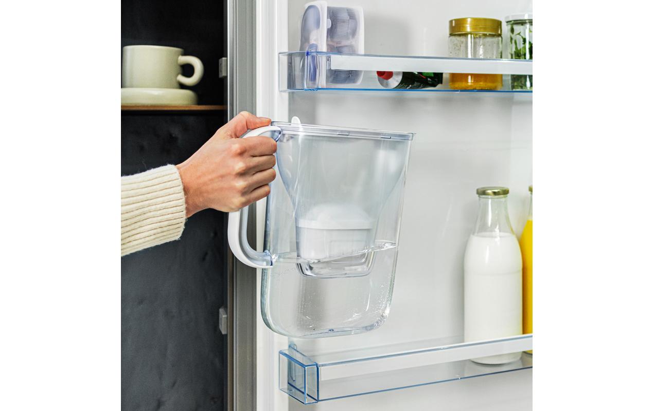 BRITA Style Essential – Wasserfilter-Kanne 2,4 l, Filterwechselanzeige, Kunststoff, Sand