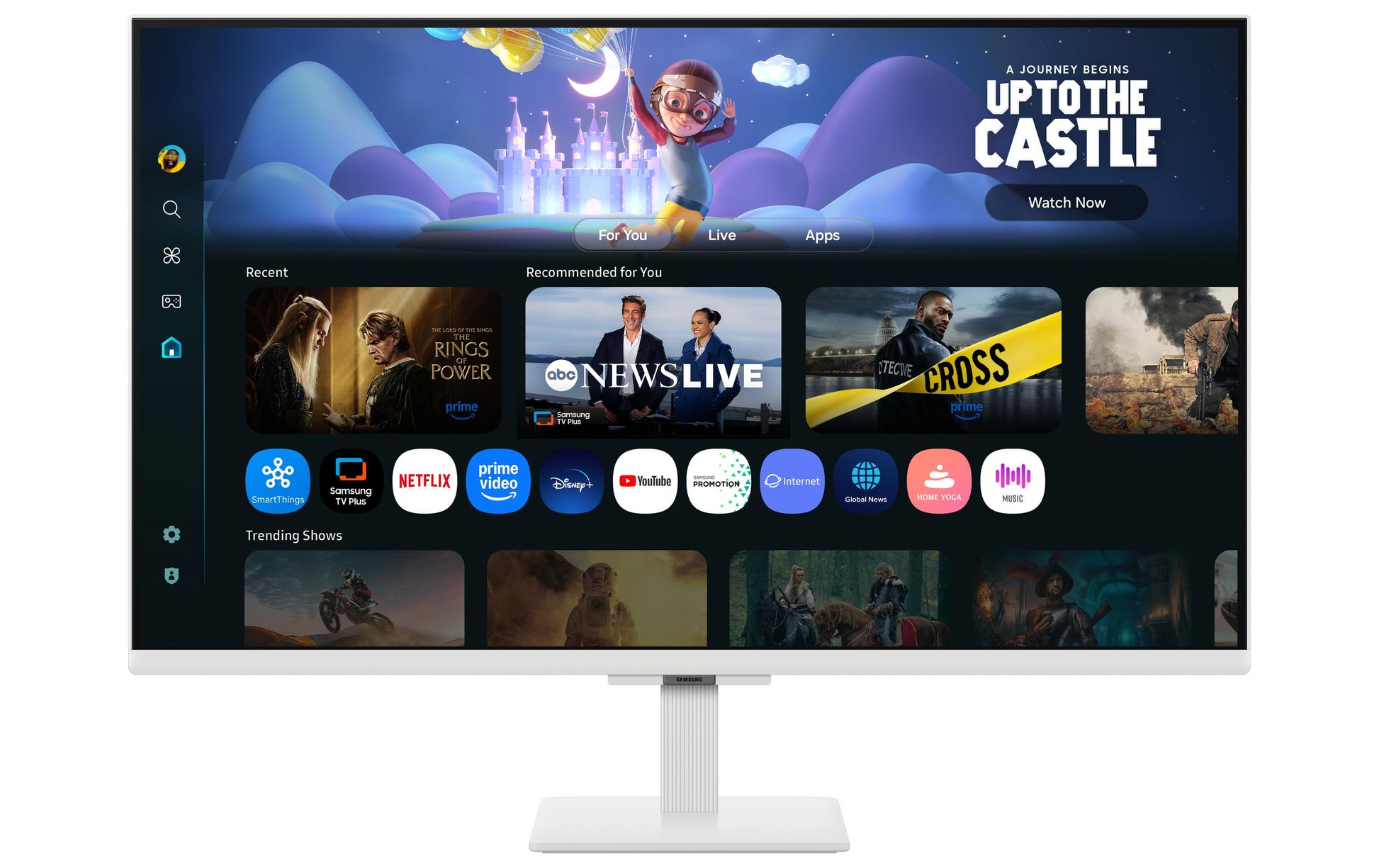 Samsung M50F – Monitor, 1920 × 1080 (Full HD), Weiss