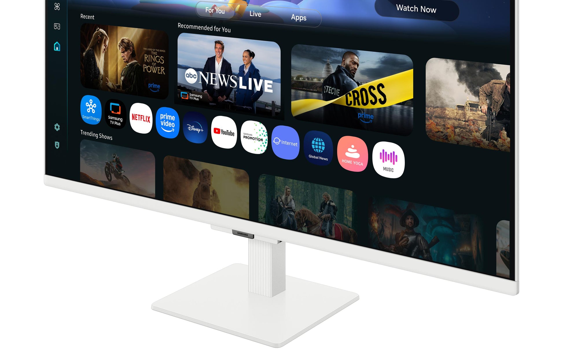 Samsung M50F – Monitor, 1920 × 1080 (Full HD), Weiss