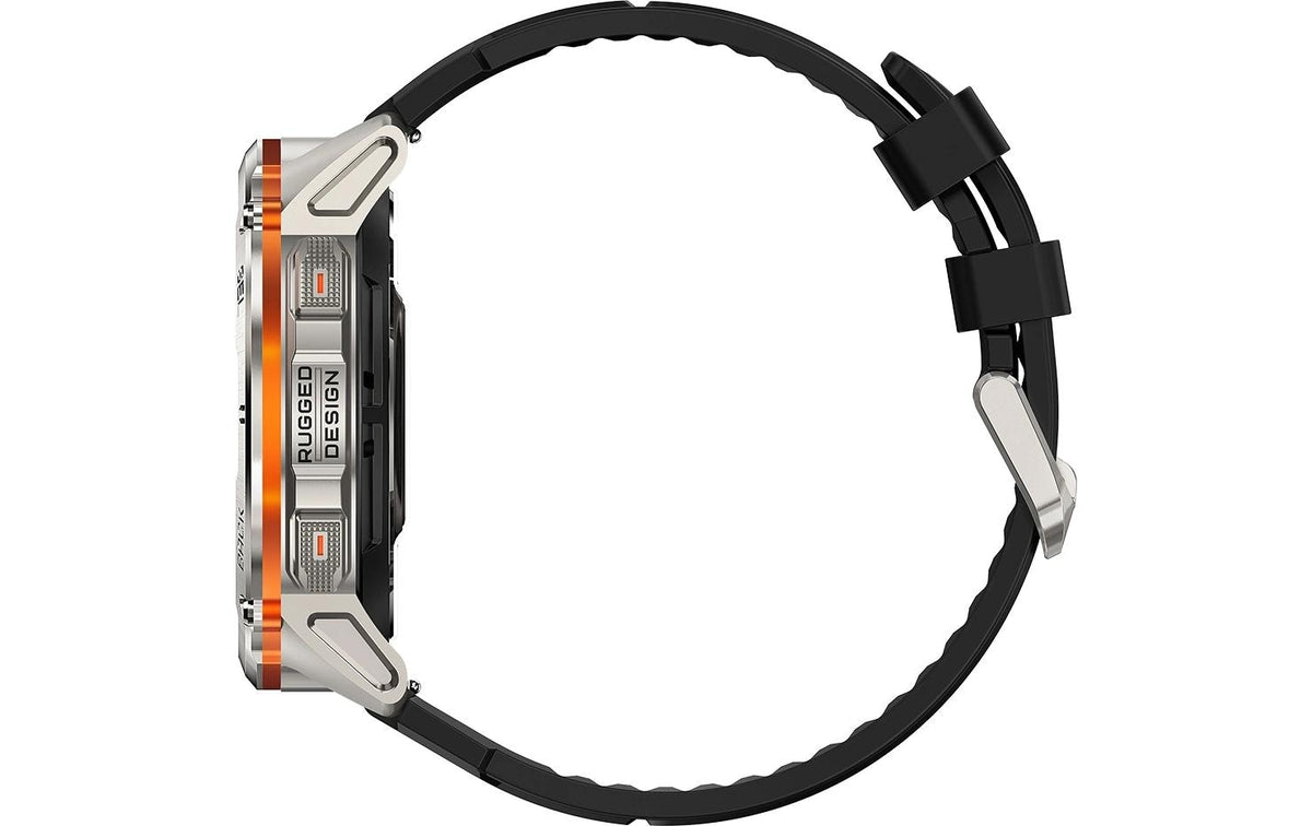 KOSPET Tank T3 Ultra 2 48 mm GPS – Edelstahl Silber, Sportarmband, Schwarz, 50 m