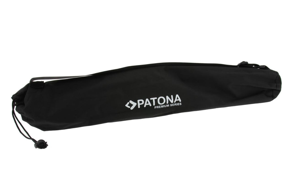 PATONA TRIPOD LS E1708 Dreibeinstativ – 66,2–200 cm, 1 kg Traglast, Metall, 1/4" – Schwarz – mit Tasche