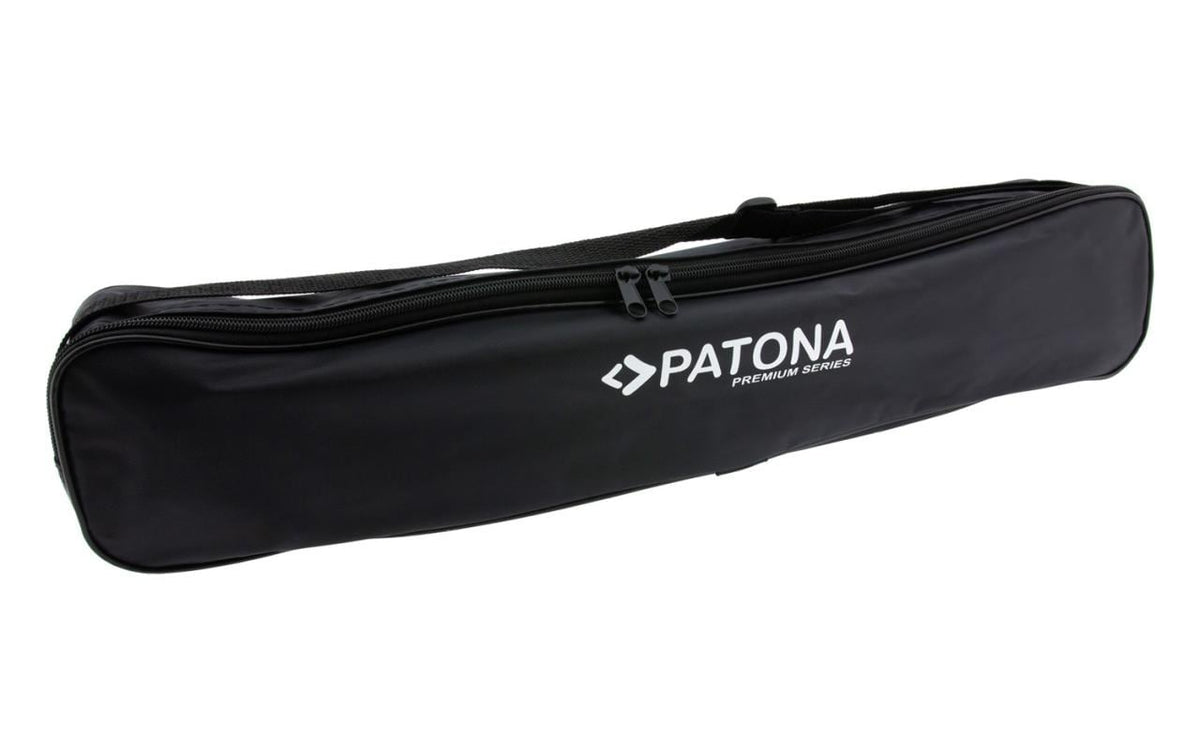 PATONA GEZI DV EASY 140 Stativ – 165,5 cm max., Traglast 5 kg, Kugelkopf, Tasche, 1/4" – Schwarz