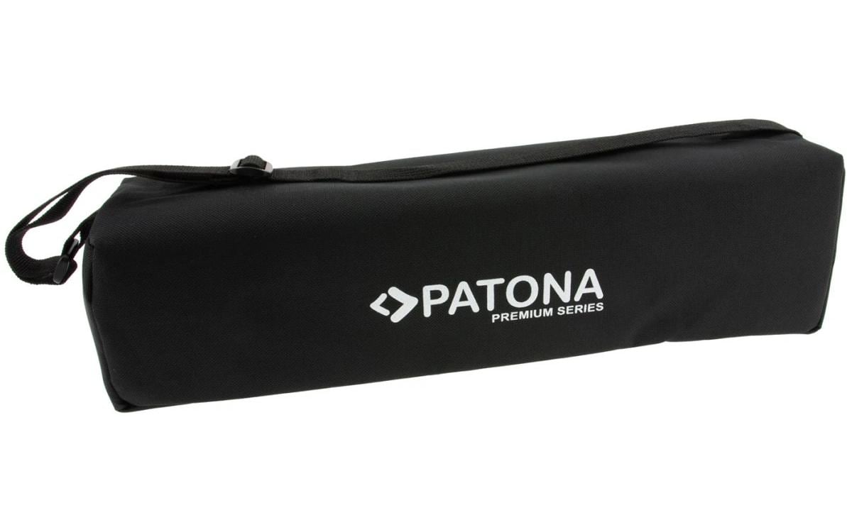 PATONA GEZI PRO 165 Dreibeinstativ – 165 cm, 6 kg Traglast, Aluminium – Schwarz